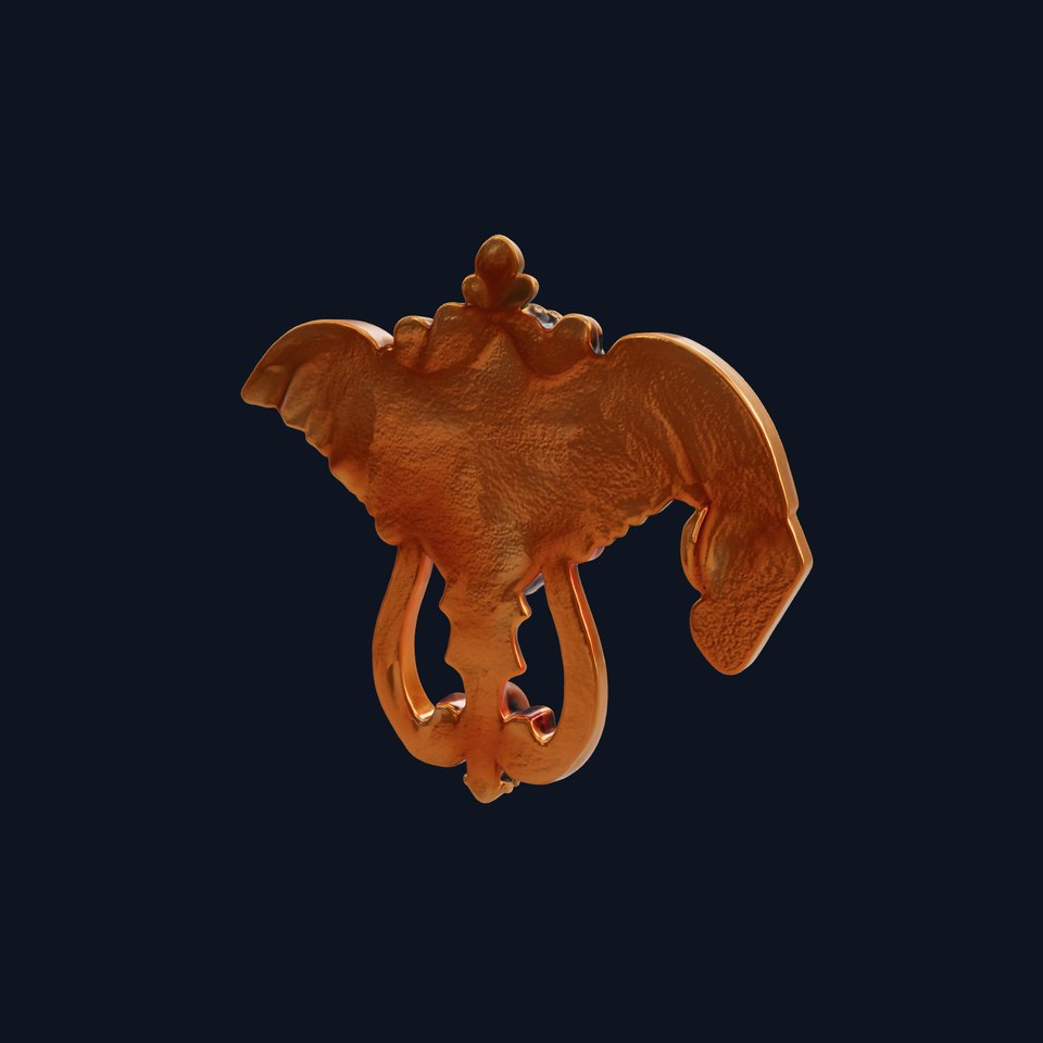 Angel Door Knocker D Model Pack